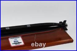 USS Baltimore (SSN-704) Flt I Submarine Model, Navy, Scale Model, Mahogany, 20 USS Baltimore (SSN-704) Flt I Submarine Model, Navy, Scale Model, Mahogany, 20