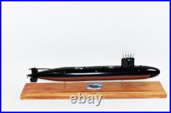 USS Batfish SSN-681 Submarine Model, US Navy, Scale Model, Mahogany, Sturgeon