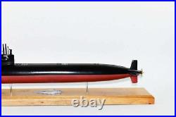 USS Baton Rouge (SSN-689) Submarine Model, Navy, Scale Model, Mahogany, 20 inch, LA