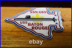 USS Baton Rouge (SSN-689) Submarine Model, Navy, Scale Model, Mahogany, 20 inch, LA