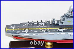 USS Belleau Wood LHA 3 24 inch Model, Navy, Scale Model, Mahogany, Tarawa Class