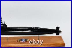 USS Benjamin Franklin SSBN-640 Submarine Model (Black Hull), Navy, 20, Scale