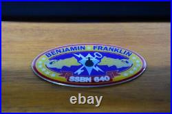 USS Benjamin Franklin SSBN-640 Submarine Model (Black Hull), Navy, 20, Scale