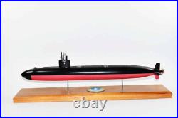 USS Boston SSN-703 Submarine Model, Navy, Scale Model, Mahogany, 20 inch, LA Class