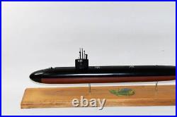 USS Bremerton SSN-698 Submarine, Navy, Scale Model, Mahogany, 20 inch, LA Class