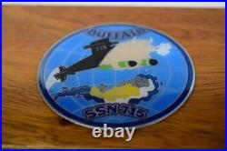 USS Buffalo (SSN-715) FLT I Submarine Model, Navy, Scale Model, Mahogany, 20 inch, LA