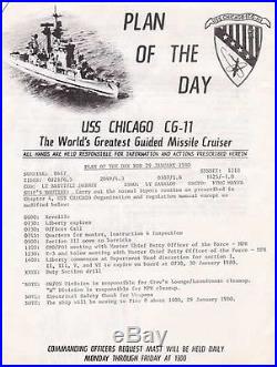 USS CHICAGO CG-11 GUIDED MISSILE HEAVY CRUISER HAT PIN US NAVY Baltimore-class