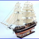 USS CONSTITUTION Museum Quality 36 Handmade Wooden Ship Model