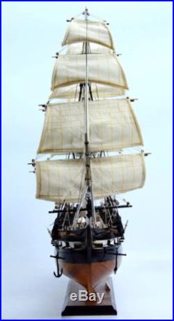 USS CONSTITUTION Museum Quality 36 Handmade Wooden Ship Model NEW