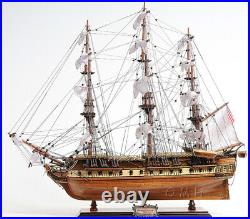 USS CONSTITUTION wooden model ship