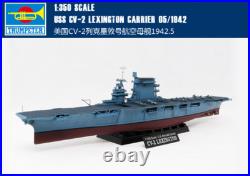 USS CV-2 LEXINGTON CARRIER 05/1942 1/350 ship Trumpeter model kit05608