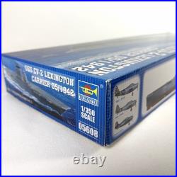 USS CV-2 LEXINGTON CARRIER 05/1942 Ship Trumpeter 1/350 Model Kit 05608 OPEN BOX