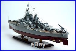 USS California BB-44 Tennessee-class Battleship Handmade Wooden Warship Model