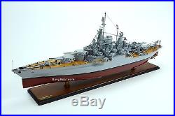 USS California BB-44 Tennessee-class Battleship Wooden Ship Model Scale 1200