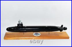USS California (SSN-781) Submarine Model, US Navy, 20 Scale Model, Mahogany