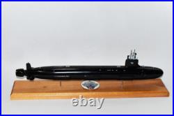 USS California (SSN-781) Submarine Model, US Navy, 20 Scale Model, Mahogany