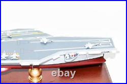 USS Carl Vinson CVN-70 Aircraft Carrier 24 inch Model, Navy, Scale Model, Mahogany