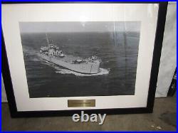 USS Chelan County 542 Framed Navy Ship Photo. 26'' x 20'' #750