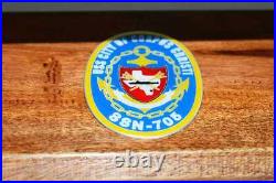 USS City of Corpus Christi SSN-705 Flt I(Black Hull)Submarine Model, Navy, Scale