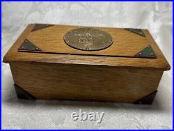 USS Constitution 1927 Restoration Hull Wood Display Box