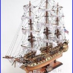 USS Constitution Old Ironsides Tall Ship 29 Wooden Model Fully Assembled New
