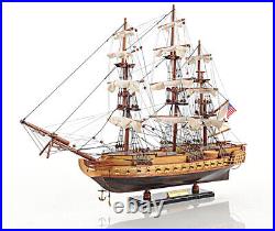 USS Constitution Ship Model With Display Case Masterpiece