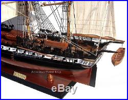 USS Constitution Ship Model by master craftsmen 35 Built Wooden Model