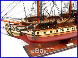 USS Constitution Tall Ship Model 35 Handcrafted Wooden Model Ship NEW