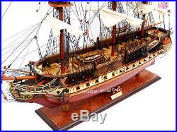 USS Constitution Tall Ship Model 35 Handcrafted Wooden Model Ship NEW