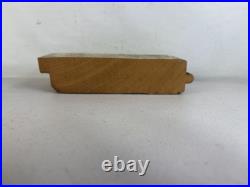 USS Constitution Wood withCOA Museum Boston MA Vintage Military 24H18