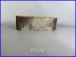 USS Constitution Wood withCOA Museum Boston MA Vintage Military 24H18