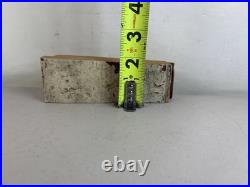 USS Constitution Wood withCOA Museum Boston MA Vintage Military 24H18