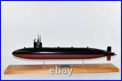 USS Dace SSN-607 Submarine Model, US Navy, Scale Model, Mahogany, Permit Class