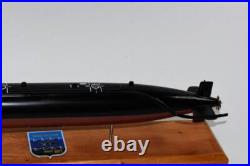 USS Dace SSN-607 Submarine Model, US Navy, Scale Model, Mahogany, Permit Class