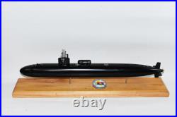 USS Dallas SSN-700 Black Hull with Dry Dock Flt I Submarine Model