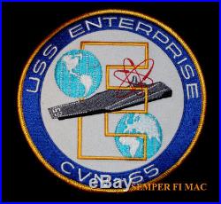 USS ENTERPRISE CVN-65 PATCH OLDEST ACTIVE US NAVY SHIP! BIG E