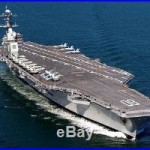USS Enterprise (CV-80) U. S. Navy Aircraft Carrier Illustration Photo