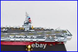 USS Enterprise (CVN-65) Aircraft Carrier Model 24 inch, Navy, Scale Model, Mahoga