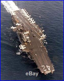 USS FRANKLIN ROOSEVELT CV42 MED SEA 1976 8X10 PHOTO