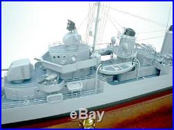USS Fletcher CLass Destroyer US Navy display custom model boat