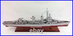 USS Fletcher (DD/DDE-445) Battleship Model 39 Handcrafted Wooden Model NEW