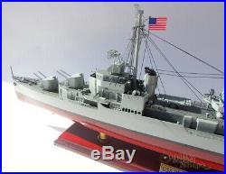 USS Gearing (DD-710) Class Destroyer Handcrafted War Ship Ready Display Model