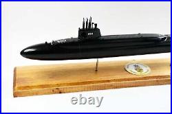 USS George C. Marshall SSBN-654 Submarine Model(BlackHull), Scale