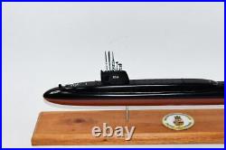 USS George C. Marshall SSBN-654 Submarine Model, Navy, 20, Scale, Mahogany, Benjamin