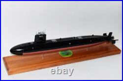USS Hammerhead SSN-663 Submarine Model, US Navy, Scale Model, Mahogany, Sturgeon
