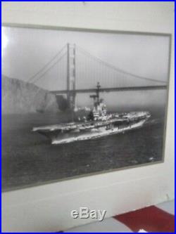 USS Hancock CVA-19 Naval Attire Ship Picture Patches From Sailor In 1964
