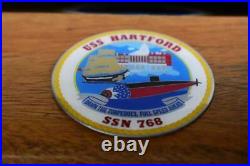 USS Hartford SSN-768 (Black Hull) Submarine Model, Navy, Scale Model, Mahogany, 20