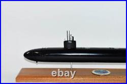 USS Hartford SSN-768 (Black Hull) Submarine Model, Navy, Scale Model, Mahogany, 20