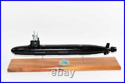 USS Hawaii (SSN-776) Submarine Model, US Navy, 20 Scale Model, Mahogany