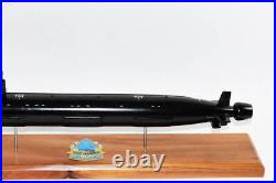 USS Hawaii (SSN-776) Submarine Model, US Navy, 20 Scale Model, Mahogany
